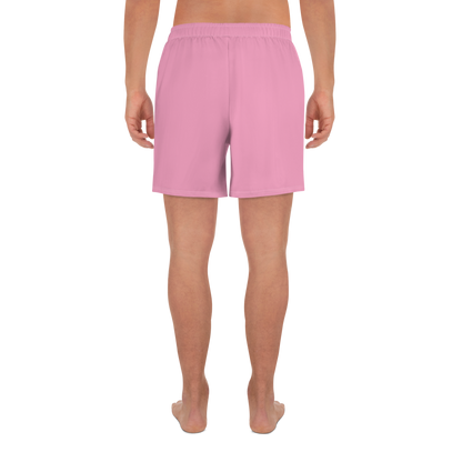 Michigan Upper Peninsula Athletic Shorts (w/ UP USA Flag) | Men's - '67 Caddie Pink