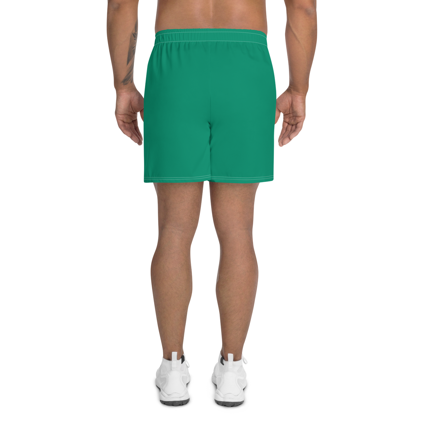 Michigan Upper Peninsula Athletic Shorts (w/ UP USA Flag) | Men's - Emerald Green