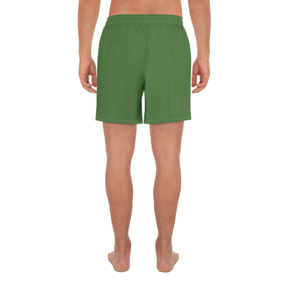 Michigan Upper Peninsula Athletic Shorts (w/ UP USA Flag) | Men's - Pine Green