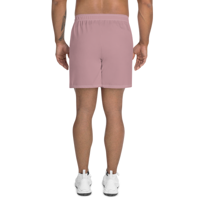 Michigan Upper Peninsula Athletic Shorts (w/ UP USA Flag) | Men's - Cherry Blossom Pink