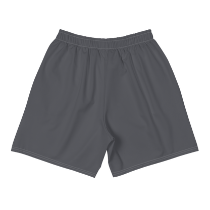 Michigan Upper Peninsula Athletic Shorts (w/ UP USA Flag) | Men's - Iron Ore Grey