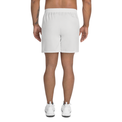 Michigan Upper Peninsula Athletic Shorts (w/ UP USA Flag) | Men's - Ivory White