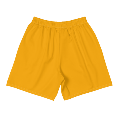 Michigan Upper Peninsula Athletic Shorts (w/ UP USA Flag) | Men's - Birch Leaf Orange