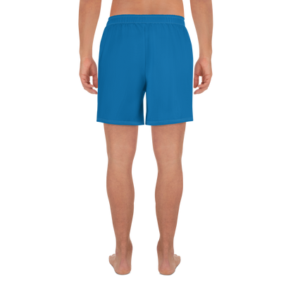 Michigan Upper Peninsula Athletic Shorts (w/ UP USA Flag) | Men's - Azure