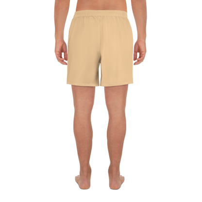 Michigan Upper Peninsula Athletic Shorts (w/ UP USA Flag) | Men's - Pale Apricot