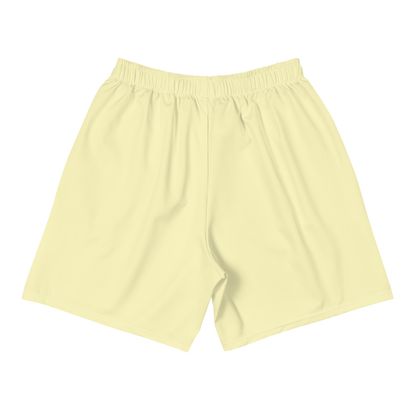 Michigan Upper Peninsula Athletic Shorts (w/ UP USA Flag) | Men's - Canary Yellow