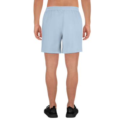 Michigan Upper Peninsula Athletic Shorts (w/ UP USA Flag) | Men's - Light Blue