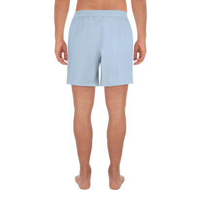 Michigan Upper Peninsula Athletic Shorts (w/ UP USA Flag) | Men's - Light Blue