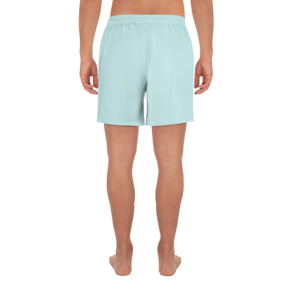 Michigan Upper Peninsula Athletic Shorts (w/ UP USA Flag) | Men's - Cyan