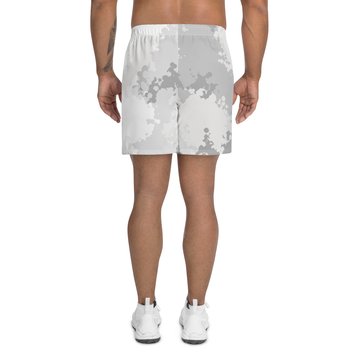 Michigan Upper Peninsula Athletic Shorts (w/ UP USA Flag) | Men's - Snow Camo