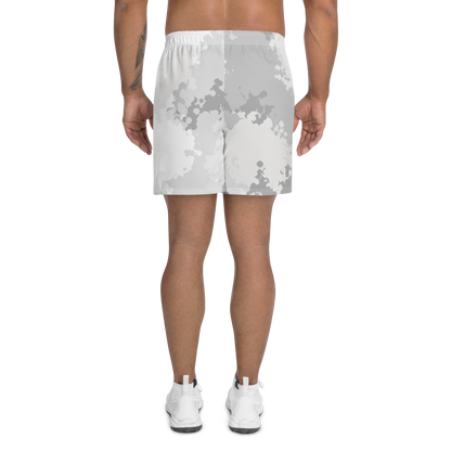 Michigan Upper Peninsula Athletic Shorts (w/ UP USA Flag) | Men's - Snow Camo