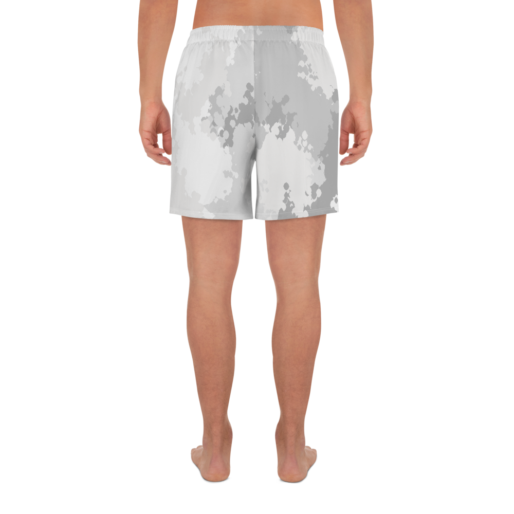 Michigan Upper Peninsula Athletic Shorts (w/ UP USA Flag) | Men's - Snow Camo