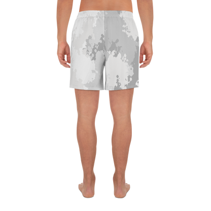 Michigan Upper Peninsula Athletic Shorts (w/ UP USA Flag) | Men's - Snow Camo