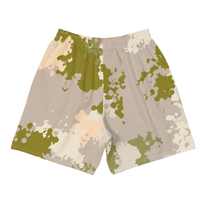 Michigan Upper Peninsula Athletic Shorts (w/ UP USA Flag) | Men's - Rosy Mound Camo