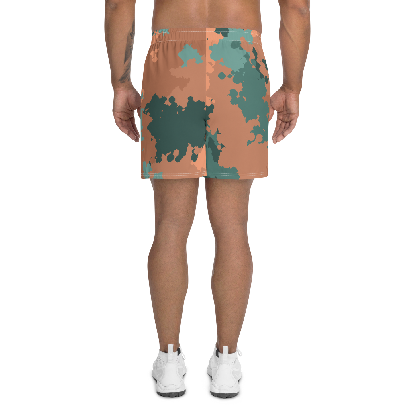 Michigan Upper Peninsula Athletic Shorts (w/ UP USA Flag) | Men's - Copper Country Camo