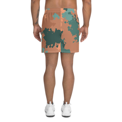 Michigan Upper Peninsula Athletic Shorts (w/ UP USA Flag) | Men's - Copper Country Camo