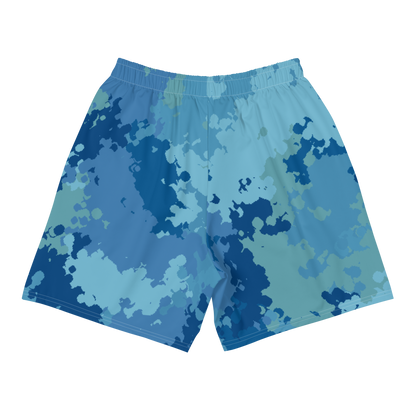 Michigan Upper Peninsula Athletic Shorts (w/ UP USA Flag) | Men's - Great Lakes Camo