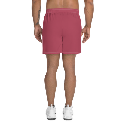 Michigan Upper Peninsula Athletic Shorts (w/ UP Outline) | Men's - Popstar Pink