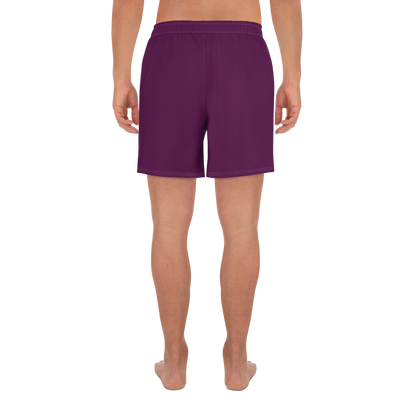 Michigan Upper Peninsula Athletic Shorts (w/ UP USA Flag) | Men's - Tyrian Purple