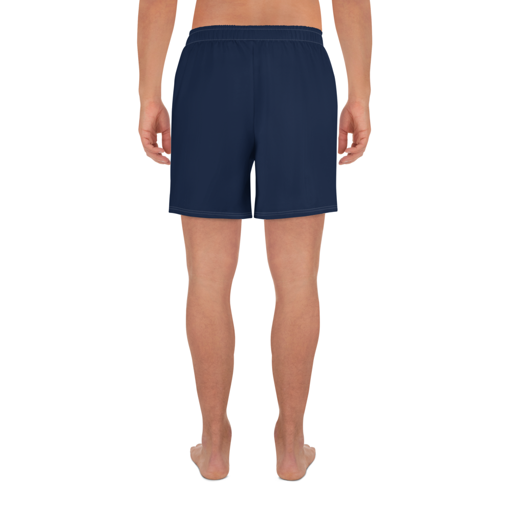 Michigan Upper Peninsula Athletic Shorts (w/ UP USA Flag) | Men's - Navy