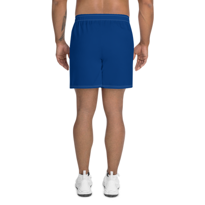 Michigan Upper Peninsula Athletic Shorts (w/ UP USA Flag) | Men's - Dearborn Blue