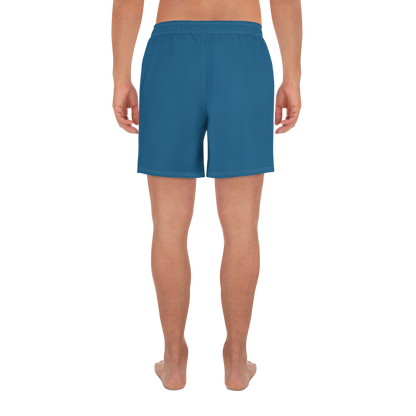 Michigan Upper Peninsula Athletic Shorts (w/ UP USA Flag) | Men's - Blueberry