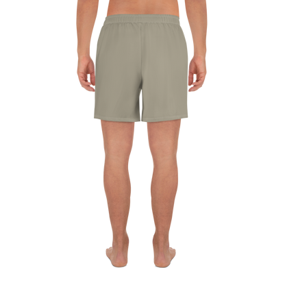 Michigan Upper Peninsula Athletic Shorts (w/ UP USA Flag) | Men's - Petoskey Stone Beige