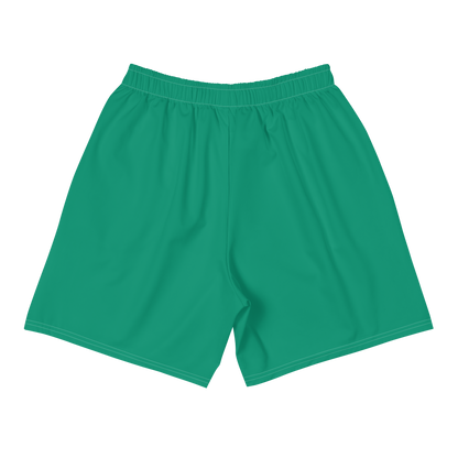 Michigan Upper Peninsula Athletic Shorts (w/ UP USA Flag) | Men's - Emerald Green