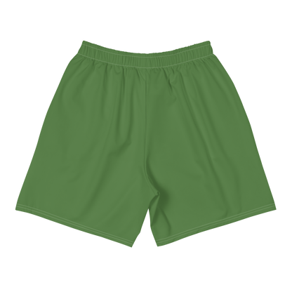 Michigan Upper Peninsula Athletic Shorts (w/ UP USA Flag) | Men's - Pine Green