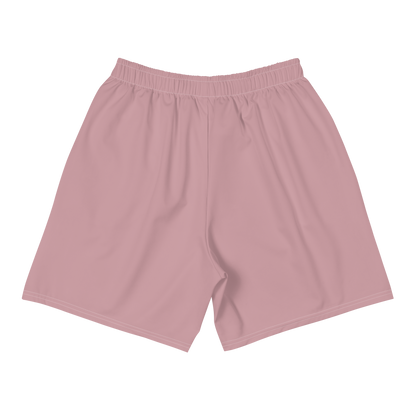 Michigan Upper Peninsula Athletic Shorts (w/ UP USA Flag) | Men's - Cherry Blossom Pink