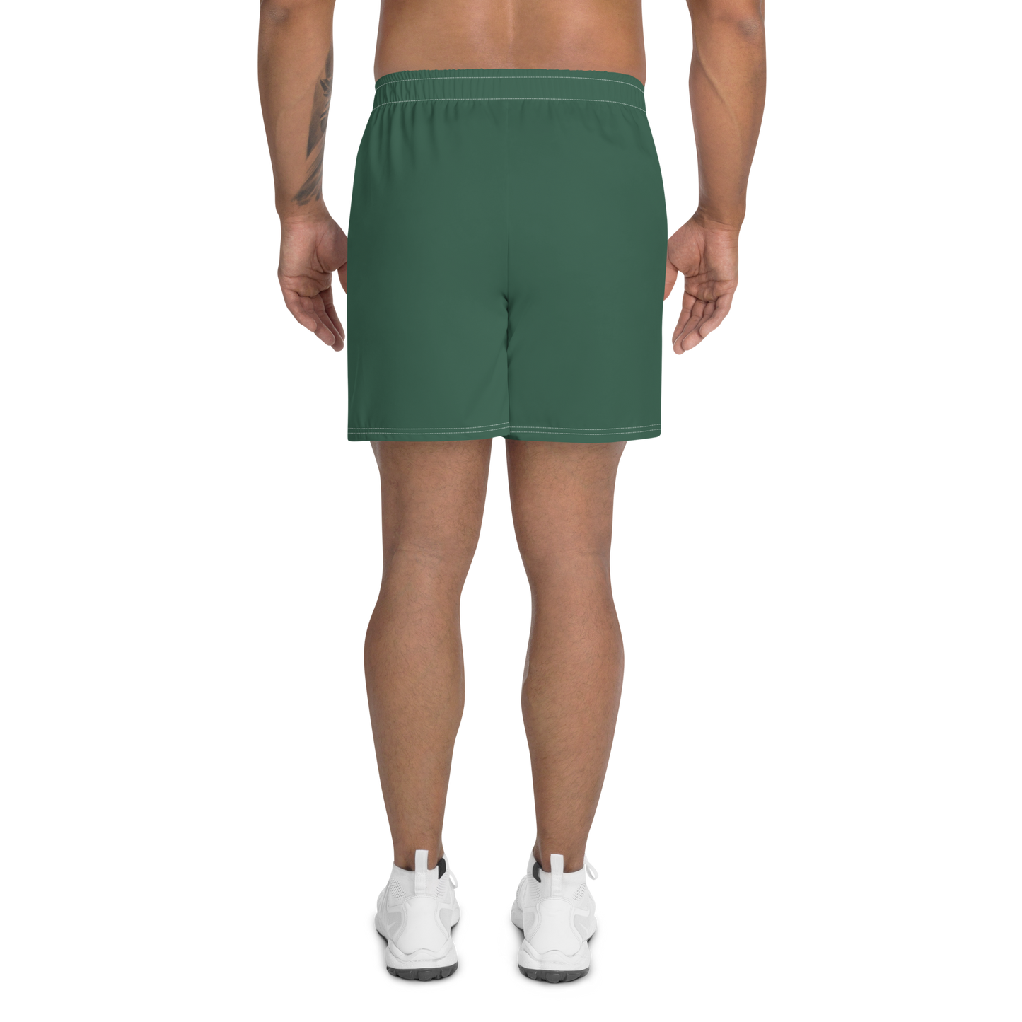 Michigan Upper Peninsula Athletic Shorts (w/ UP USA Flag) | Men's - Ginger Ale Green