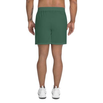 Michigan Upper Peninsula Athletic Shorts (w/ UP USA Flag) | Men's - Ginger Ale Green