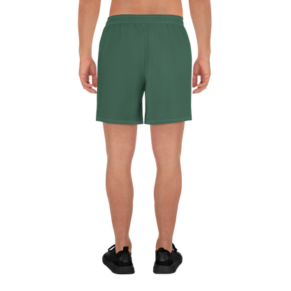 Michigan Upper Peninsula Athletic Shorts (w/ UP USA Flag) | Men's - Ginger Ale Green