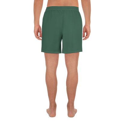 Michigan Upper Peninsula Athletic Shorts (w/ UP USA Flag) | Men's - Ginger Ale Green