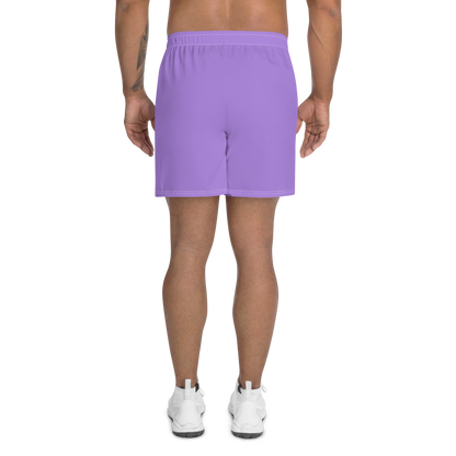 Michigan Upper Peninsula Athletic Shorts (w/ UP USA Flag) | Men's - Lavender