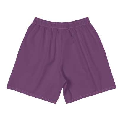 Michigan Upper Peninsula Athletic Shorts (w/ UP USA Flag) | Men's - Plum