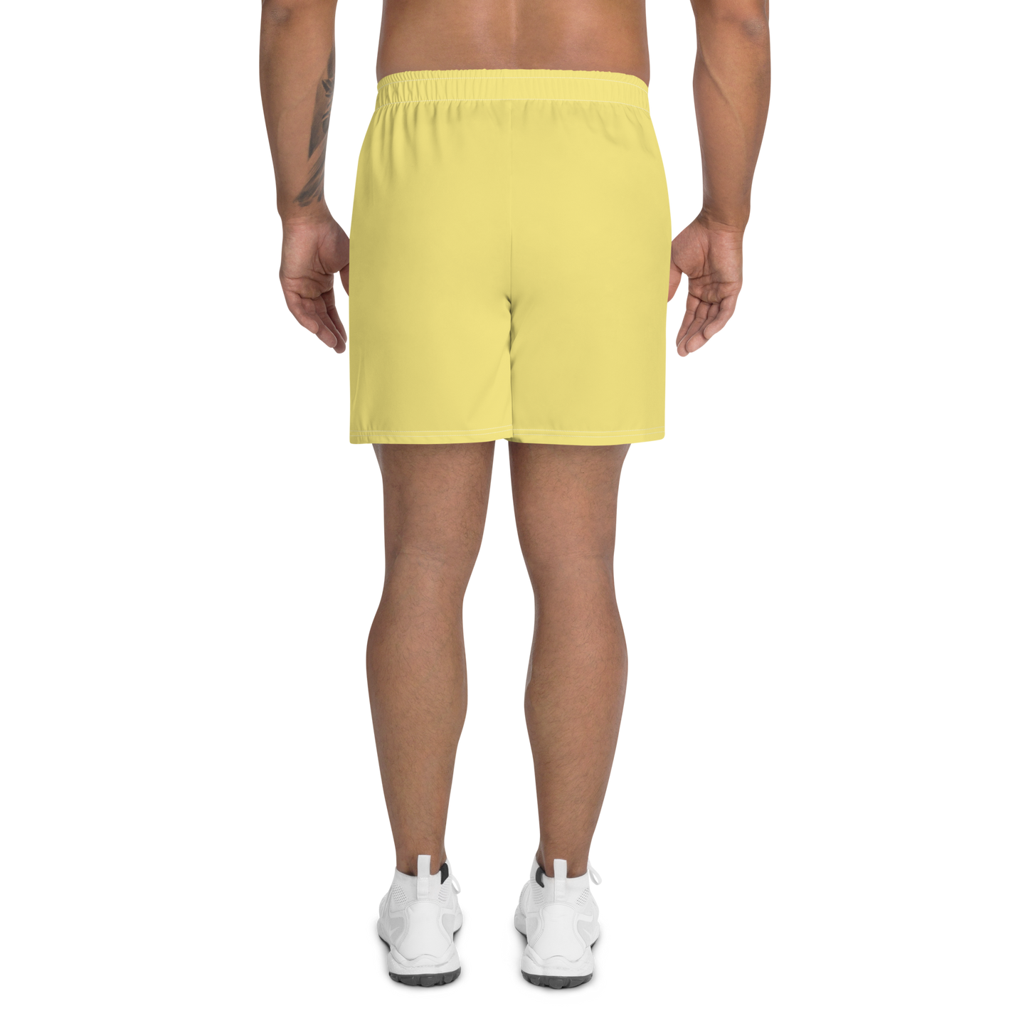 Michigan Upper Peninsula Athletic Shorts (w/ UP USA Flag) | Men's - Cherry Yellow