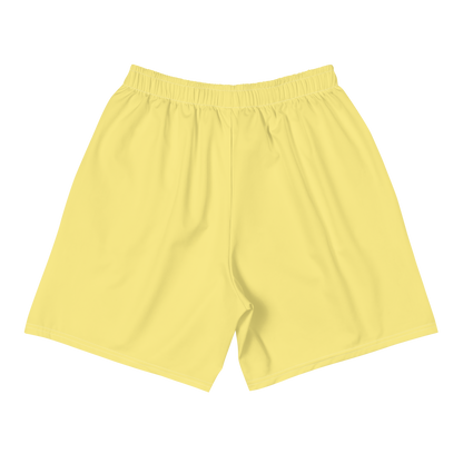 Michigan Upper Peninsula Athletic Shorts (w/ UP USA Flag) | Men's - Cherry Yellow
