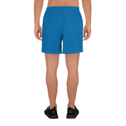 Michigan Upper Peninsula Athletic Shorts (w/ UP USA Flag) | Men's - Azure