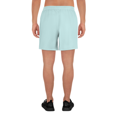 Michigan Upper Peninsula Athletic Shorts (w/ UP USA Flag) | Men's - Cyan