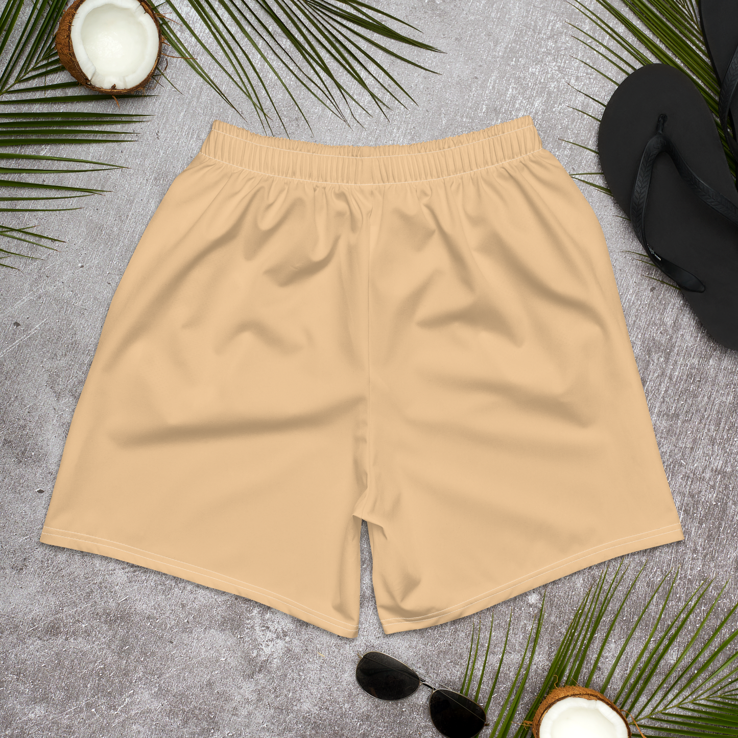 Michigan Upper Peninsula Athletic Shorts (w/ UP USA Flag) | Men's - Pale Apricot