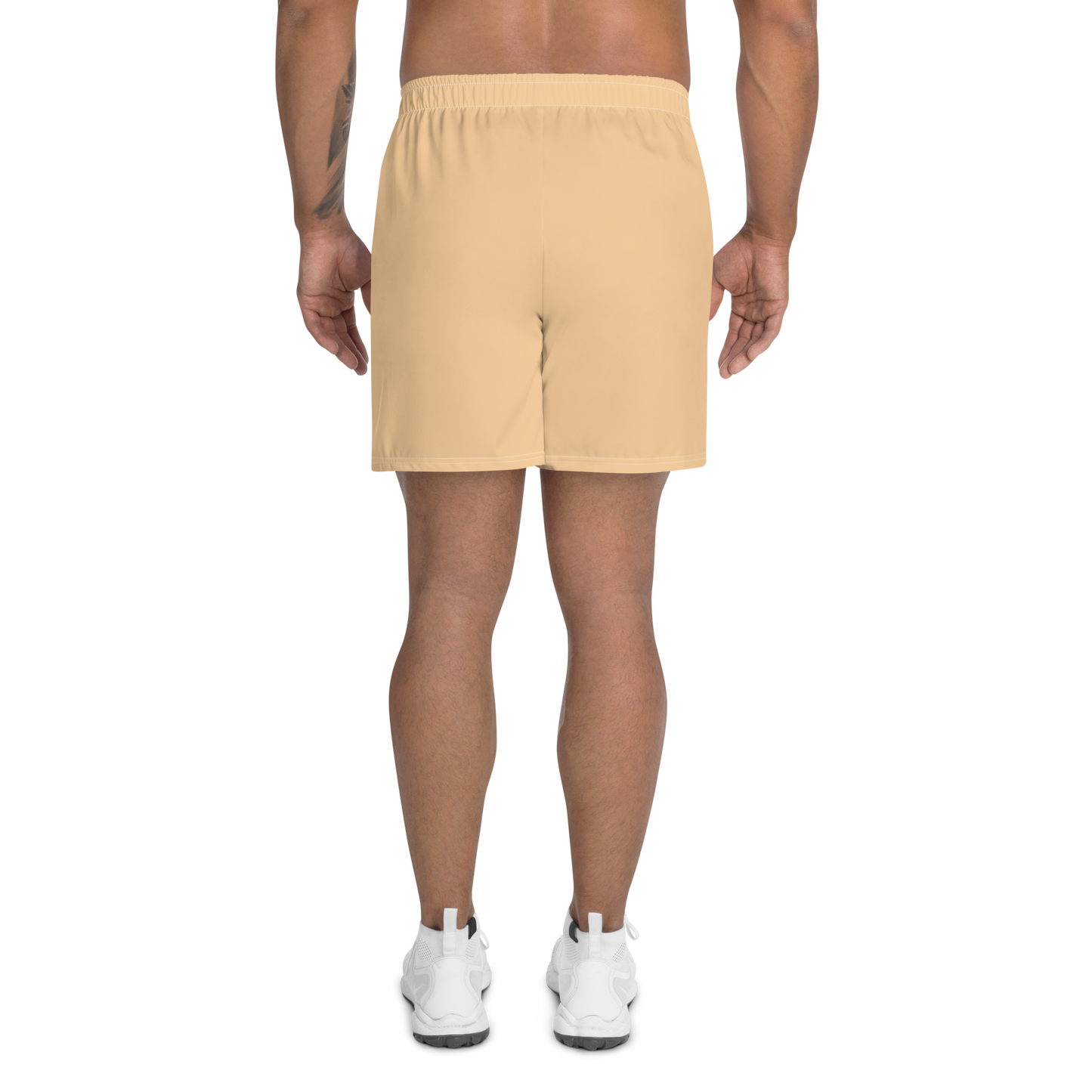 Michigan Upper Peninsula Athletic Shorts (w/ UP USA Flag) | Men's - Pale Apricot