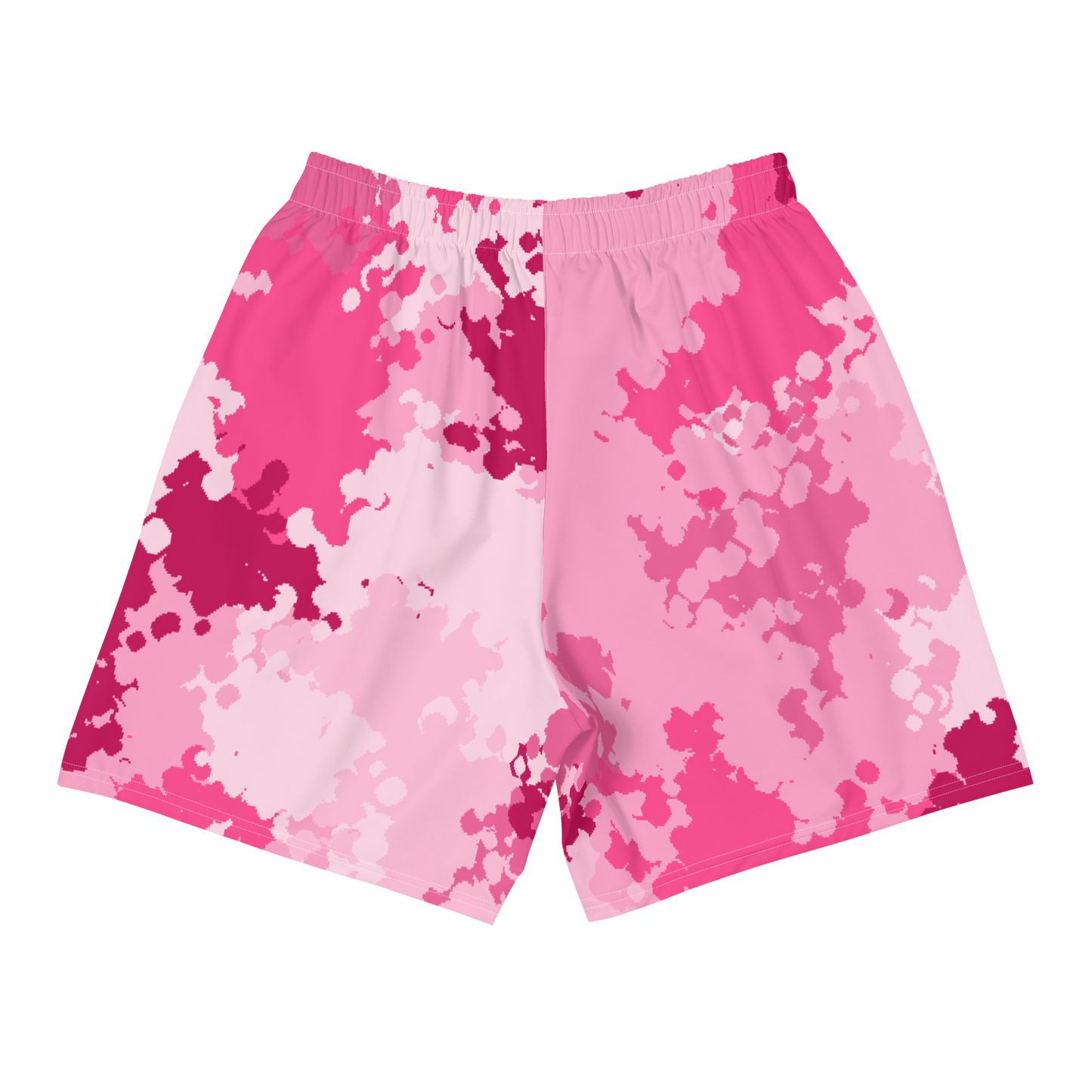 Michigan Upper Peninsula Athletic Shorts (w/ UP USA Flag) | Men's - Pink Camo