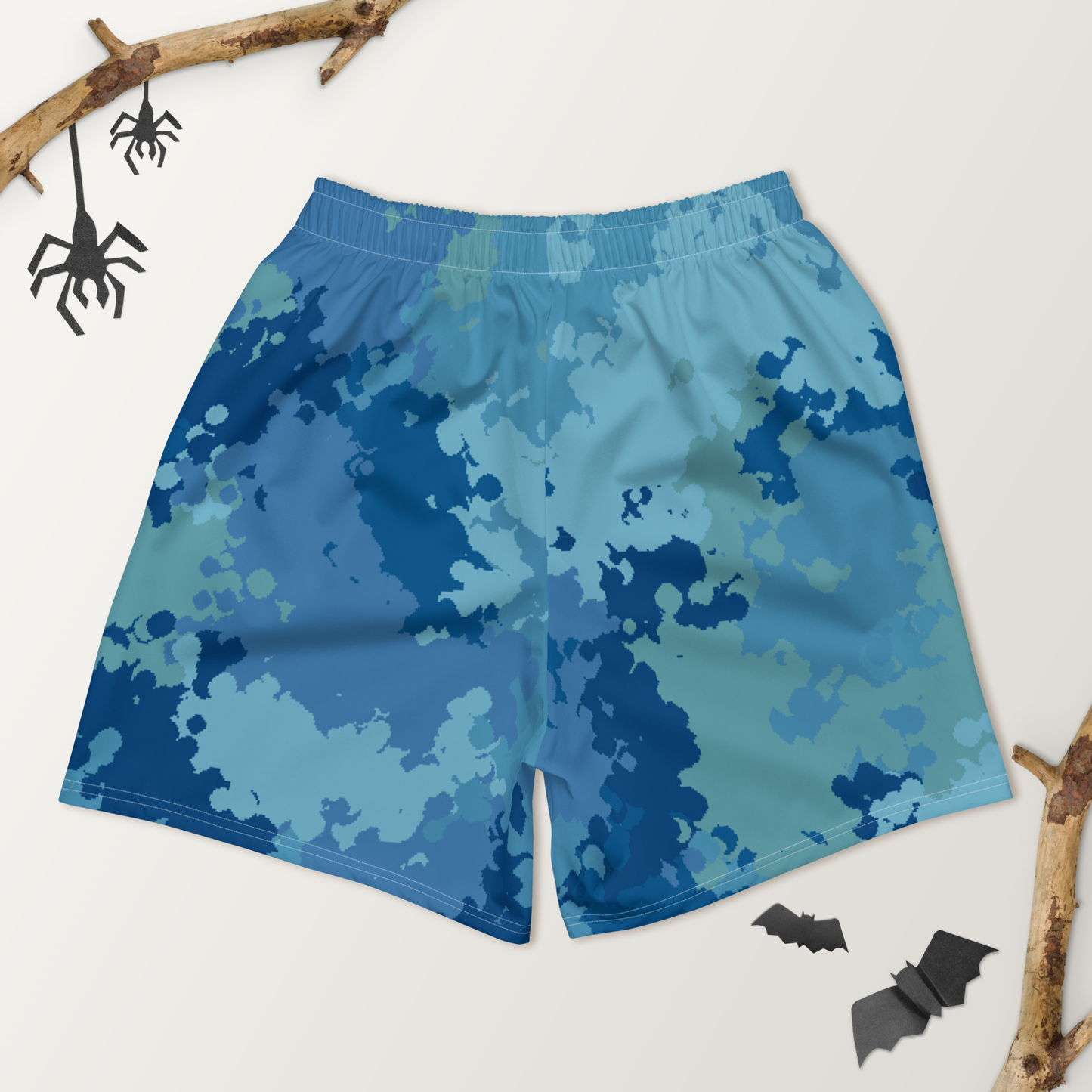 Michigan Upper Peninsula Athletic Shorts (w/ UP USA Flag) | Men's - Great Lakes Camo