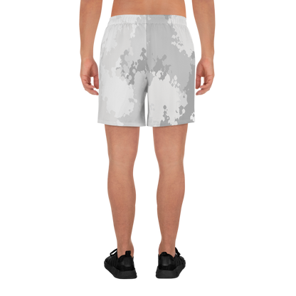 Michigan Upper Peninsula Athletic Shorts (w/ UP USA Flag) | Men's - Snow Camo