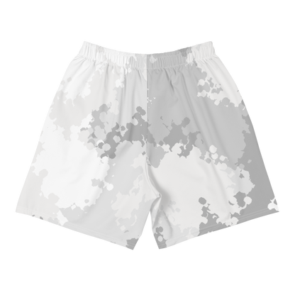 Michigan Upper Peninsula Athletic Shorts (w/ UP USA Flag) | Men's - Snow Camo