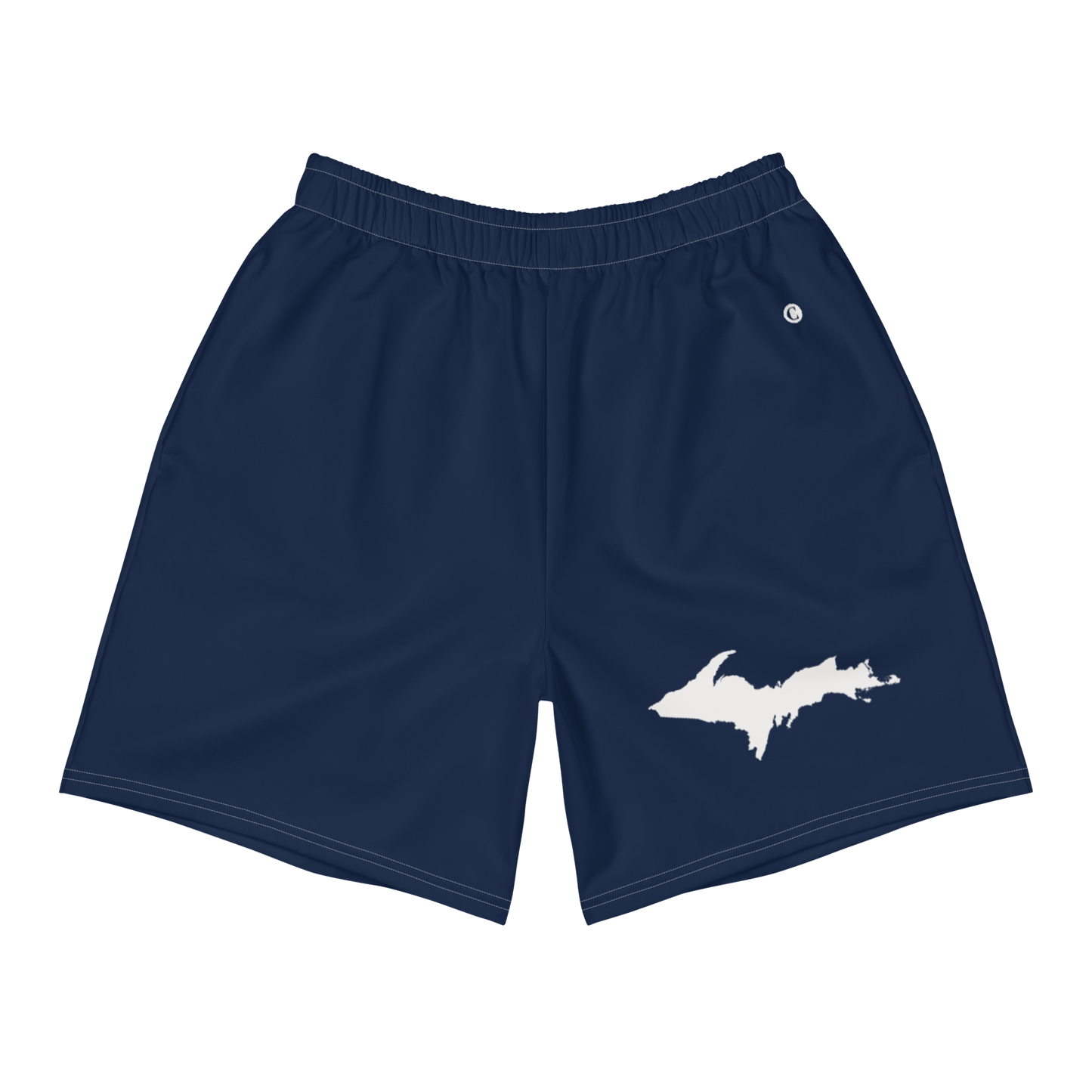 Michigan Upper Peninsula Athletic Shorts (w/ UP USA Flag) | Men's - Navy