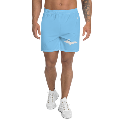 Michigan Upper Peninsula Athletic Shorts (w/ UP USA Flag) | Men's - DTW Blue