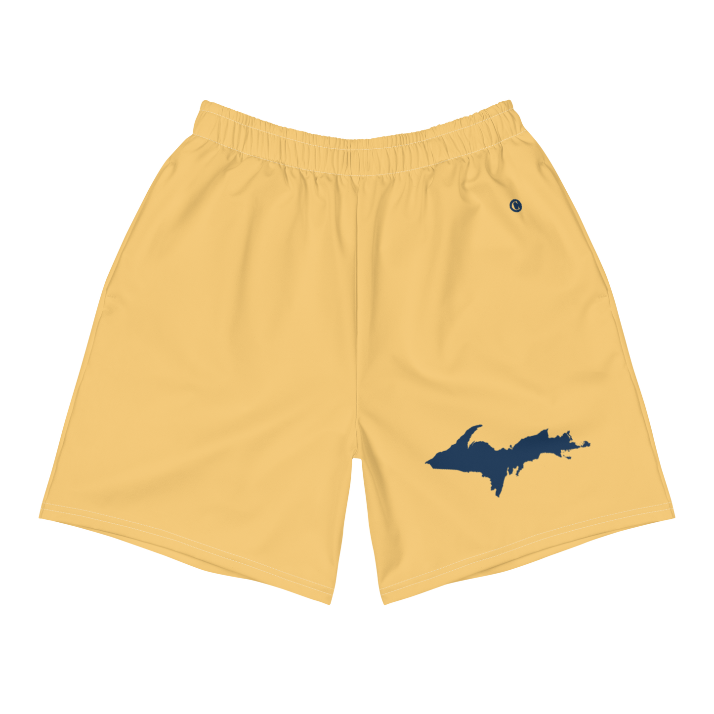 Michigan Upper Peninsula Athletic Shorts (w/ UP USA Flag) | Men's - Citrine