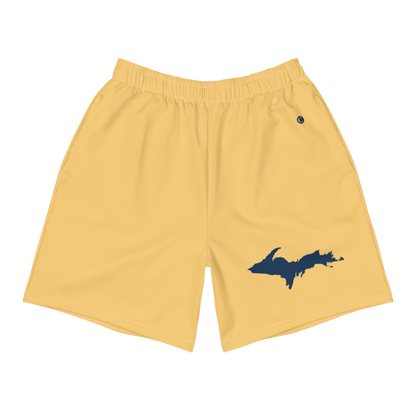 Michigan Upper Peninsula Athletic Shorts (w/ UP USA Flag) | Men's - Citrine